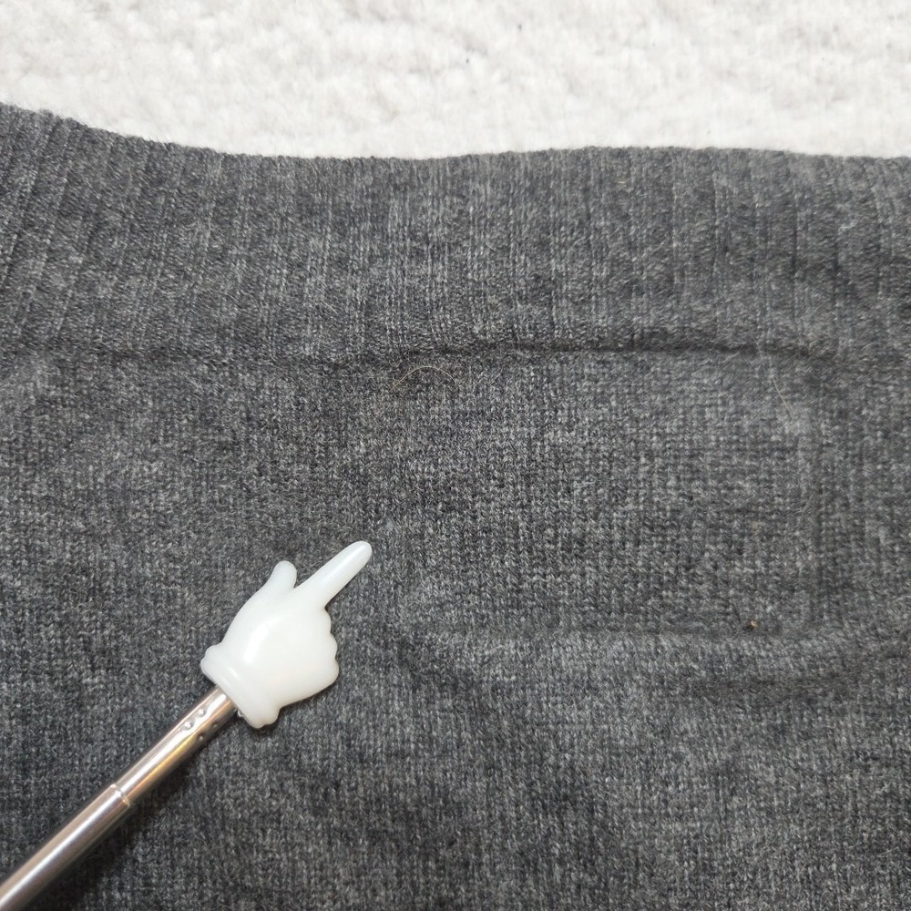 Vintage Old Navy Cashmere Sweater Womens XL Gray - Picture 6 of 7